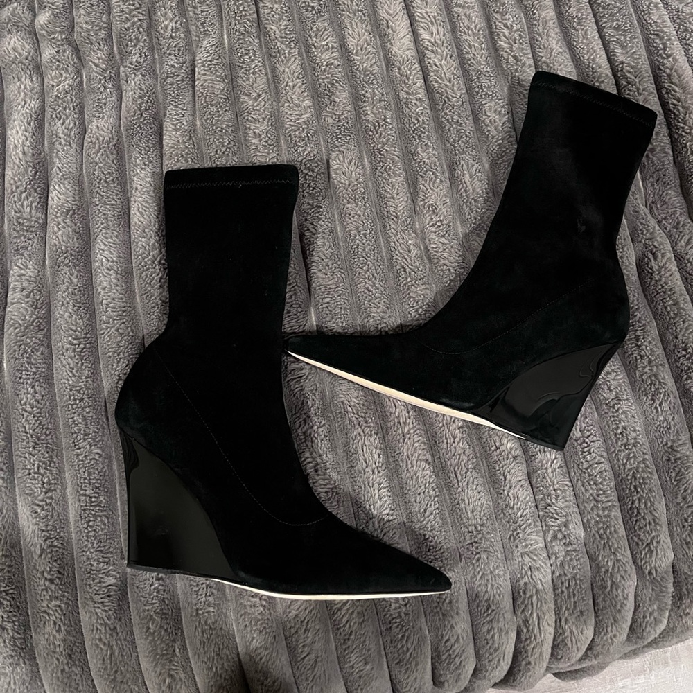 New! Paris Texas black suede boots - Picture 5 of 5